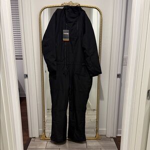 Yeefine Black Insulated one piece snow suit